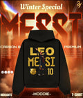 Leo Messi Winter Special Oversized Hoodie - Back Graphic