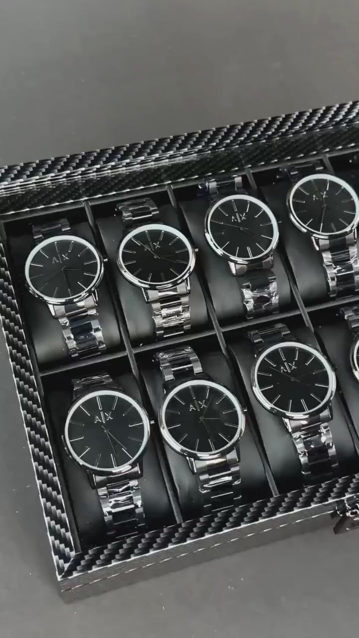 AX Noir Edition Men's Black Steel Watch